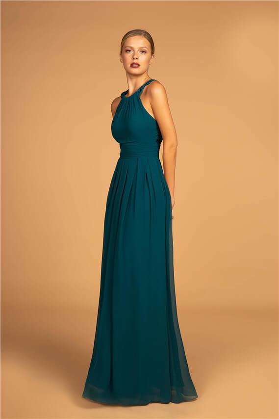 Evening Bridesmaid Long Formal Dress - The Dress Outlet Elizabeth K