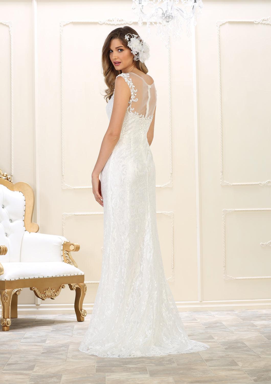 Evening Gown Long Prom Dress Formal Lace - The Dress Outlet May Queen