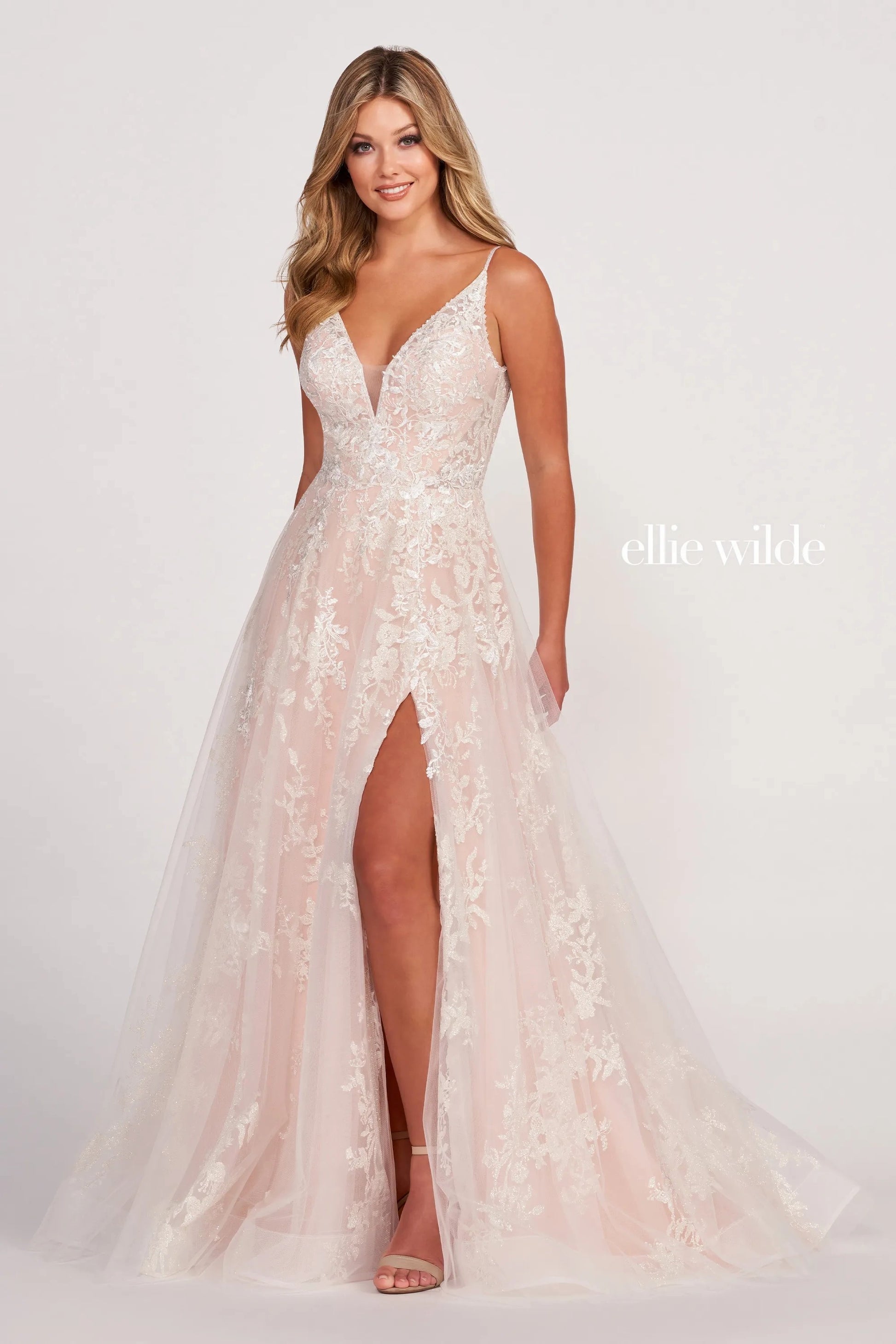 Ellie Wilde EW34107 Ballgown Long Prom Dress