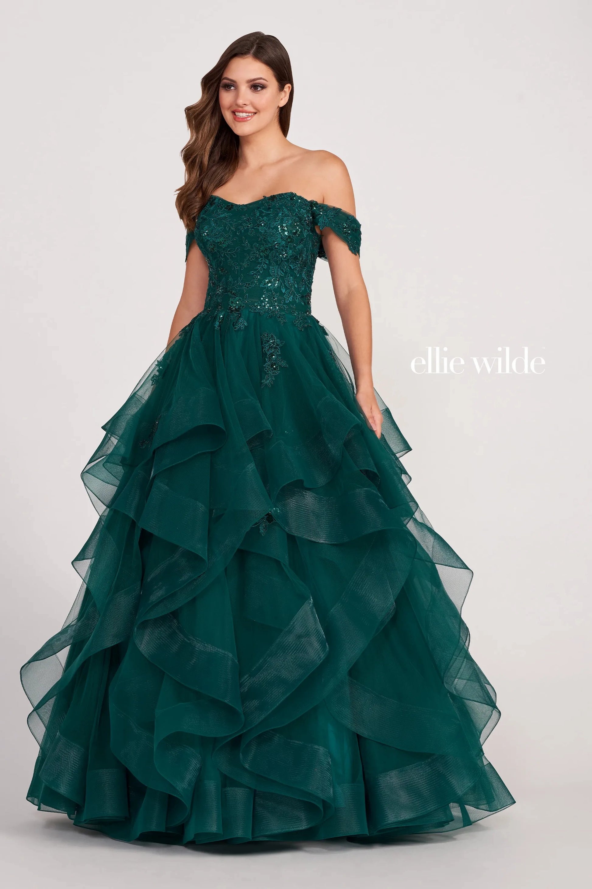 Ellie Wilde EW34108 Formal Long Prom Dress