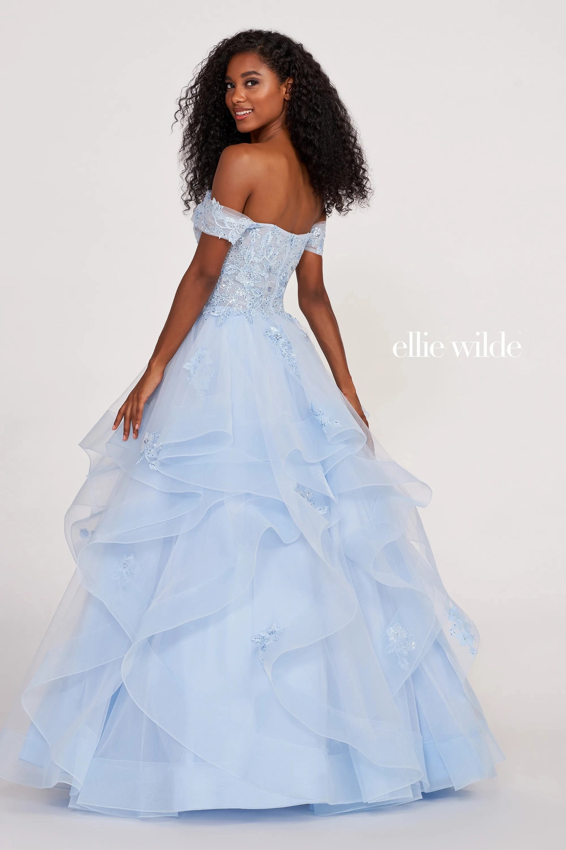 Ellie Wilde EW34108 Formal Long Prom Dress