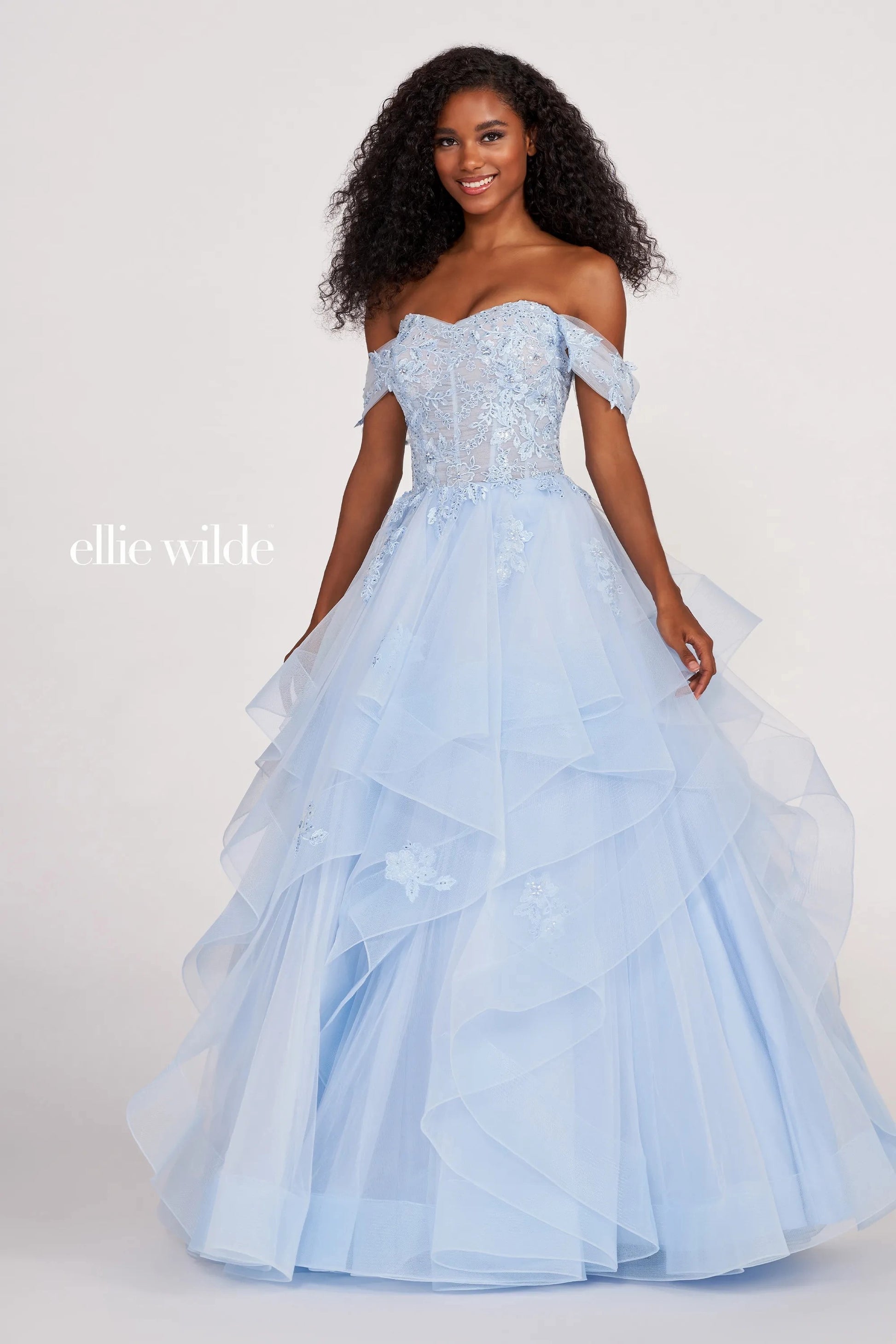 Ellie Wilde EW34108 Formal Long Prom Dress