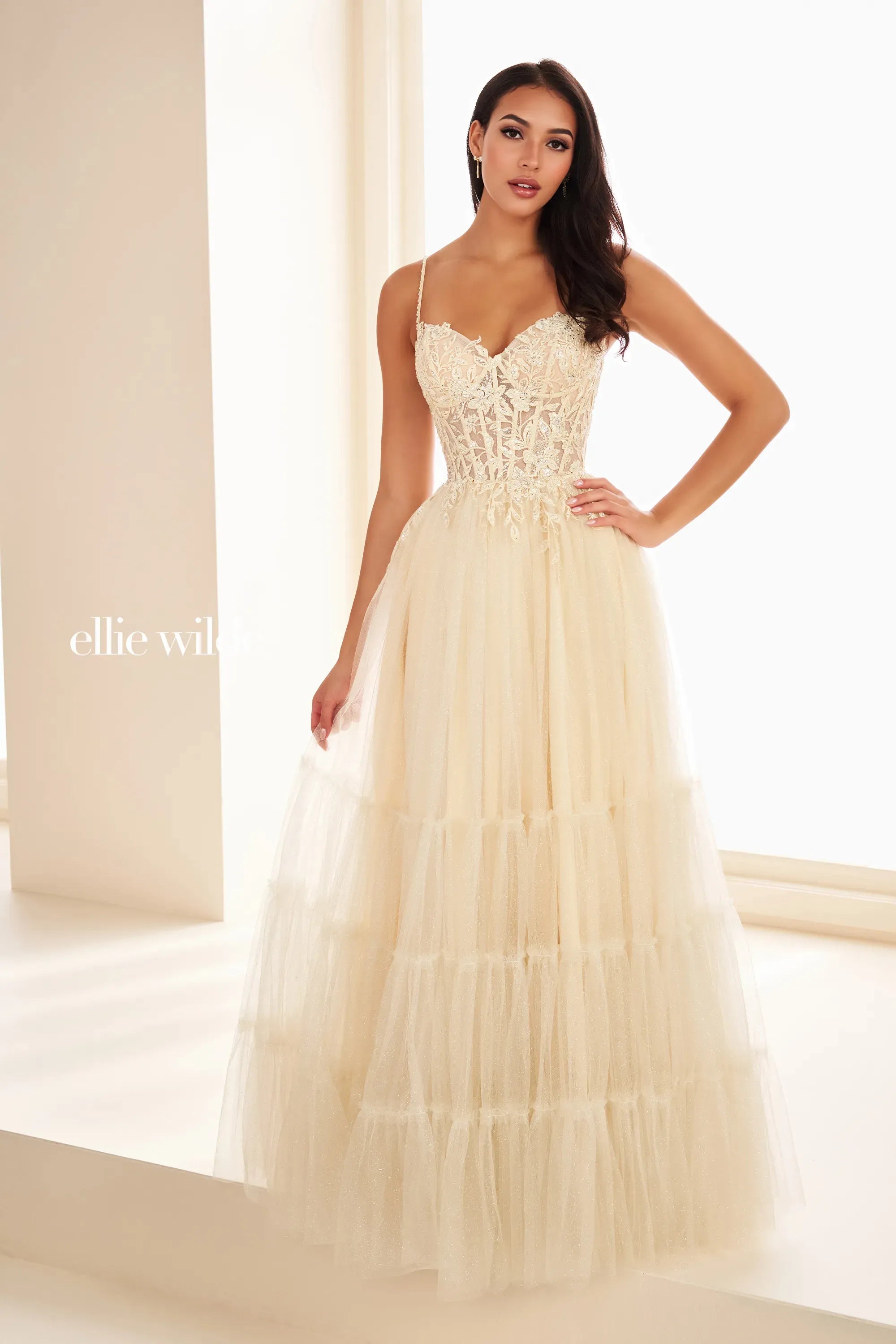 open lace back dress Ella Light Pink Off Shoulder Prom Dress - US 14 main image 0
