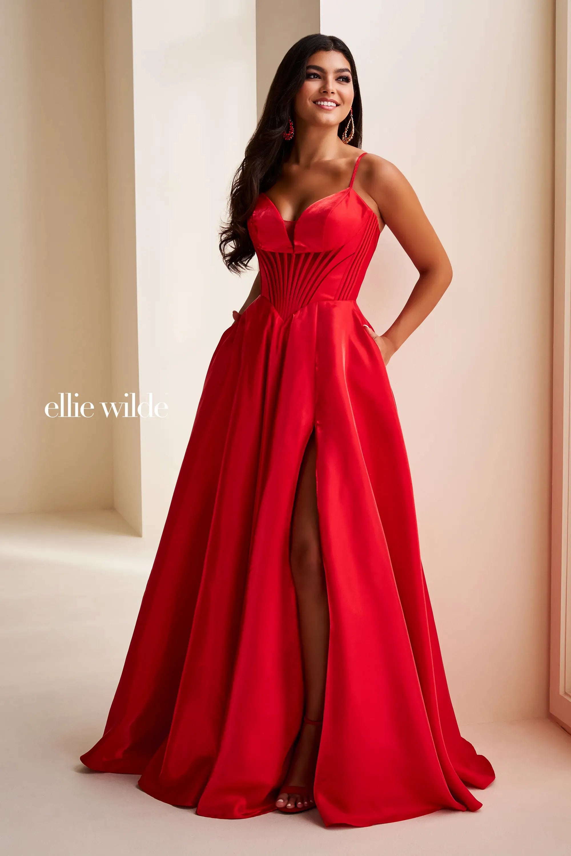 Prom Dresses Long Formal Ball Gown Corset Prom Dress Red