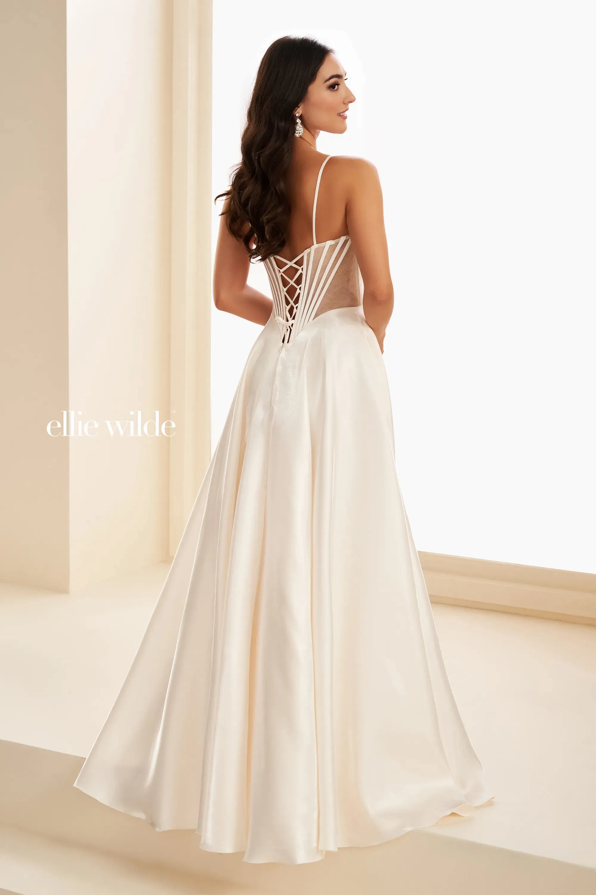 Prom Dresses Long Formal Ball Gown Corset Prom Dress Vanilla Bean