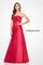 Formal Dresses Long Pleated Formal Evening A Line Dress Garnet