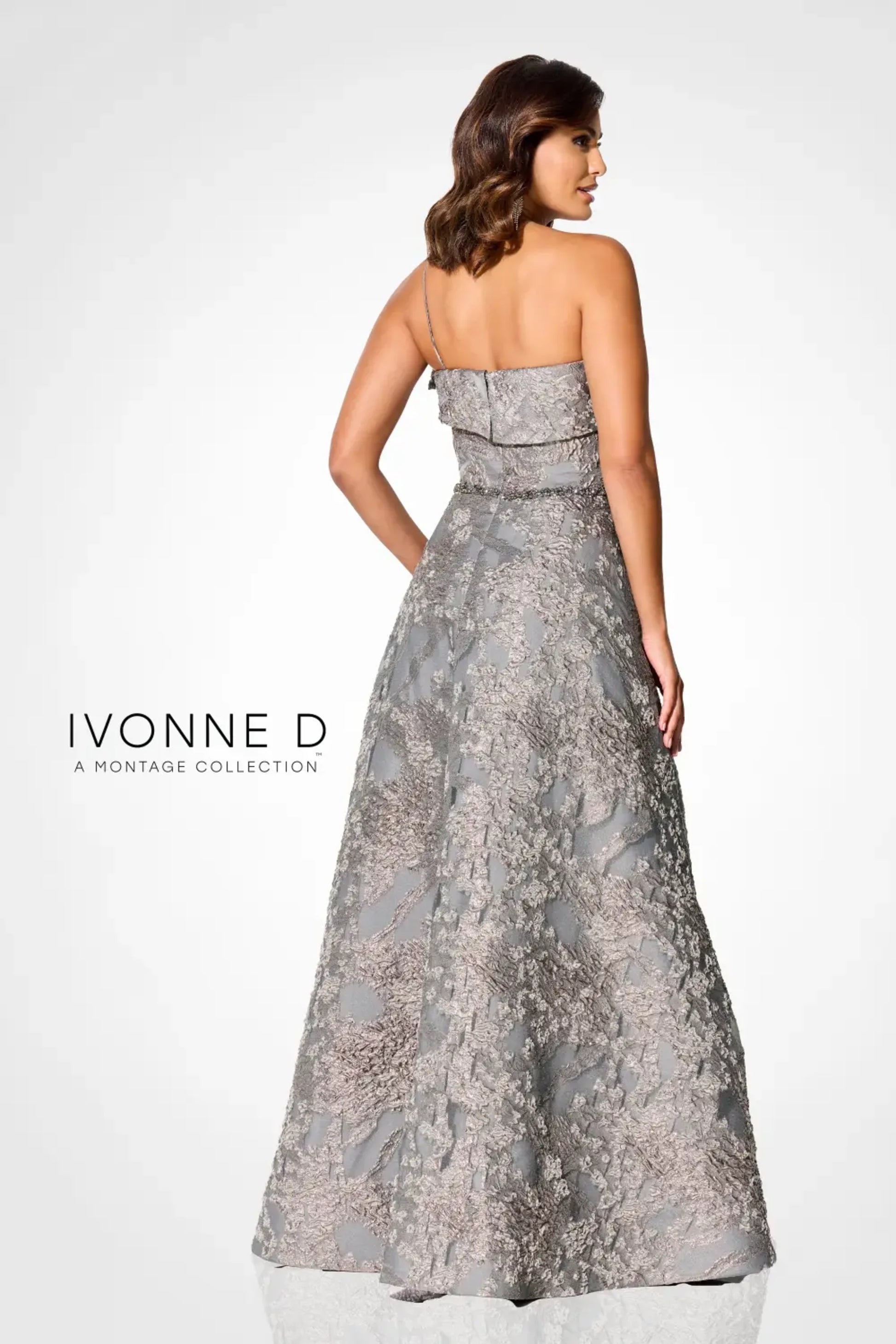 Ivonne D ID304 Long Formal A Line Evening Gown