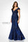 Formal Dresses Long Formal Lace Sequin Evening Dress Navy Blue