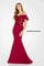 FormalDresses Long Beaded Lace Formal Mermaid Evening Dress Wine