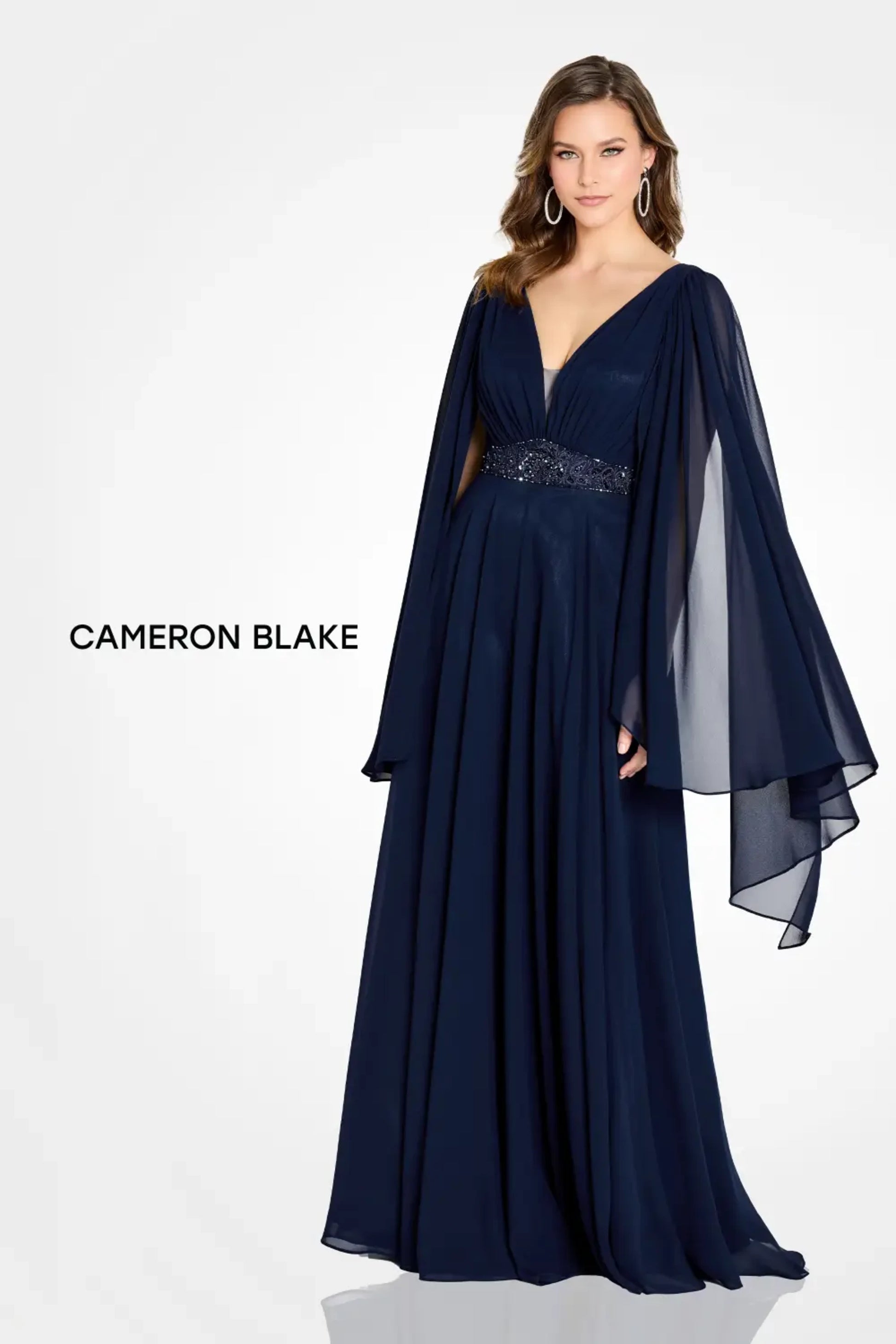 Cameron Blake CB756 Long Formal Mother of the Bride A Line Dress
