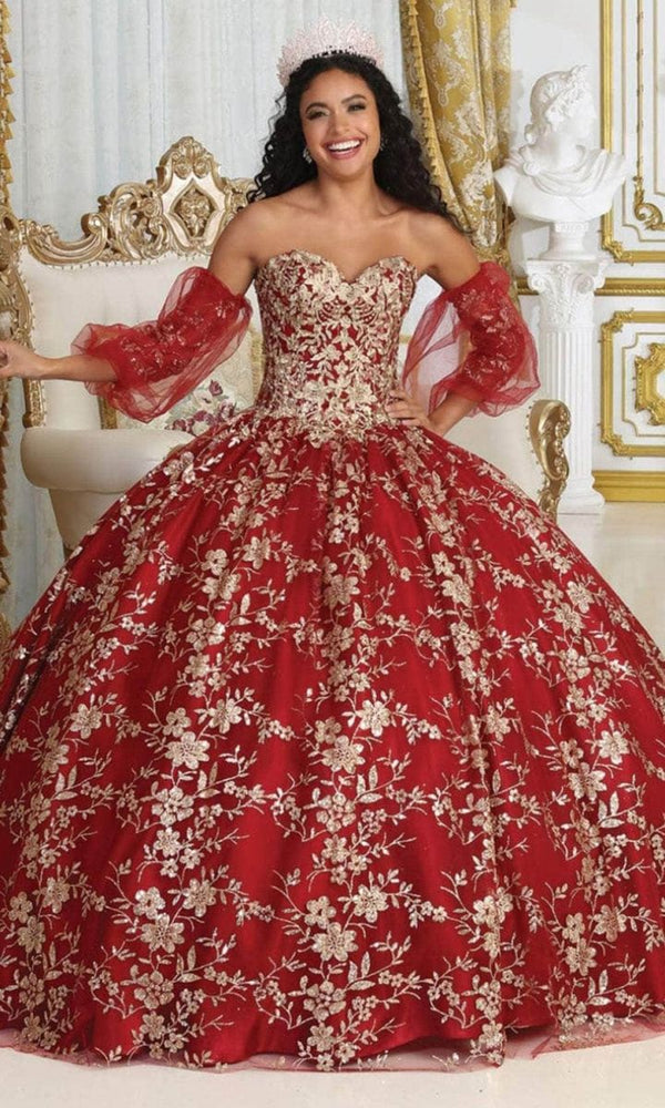 Sweetheart Floor-Length Tulle Quinceañera Ball Gown May Queen LK200