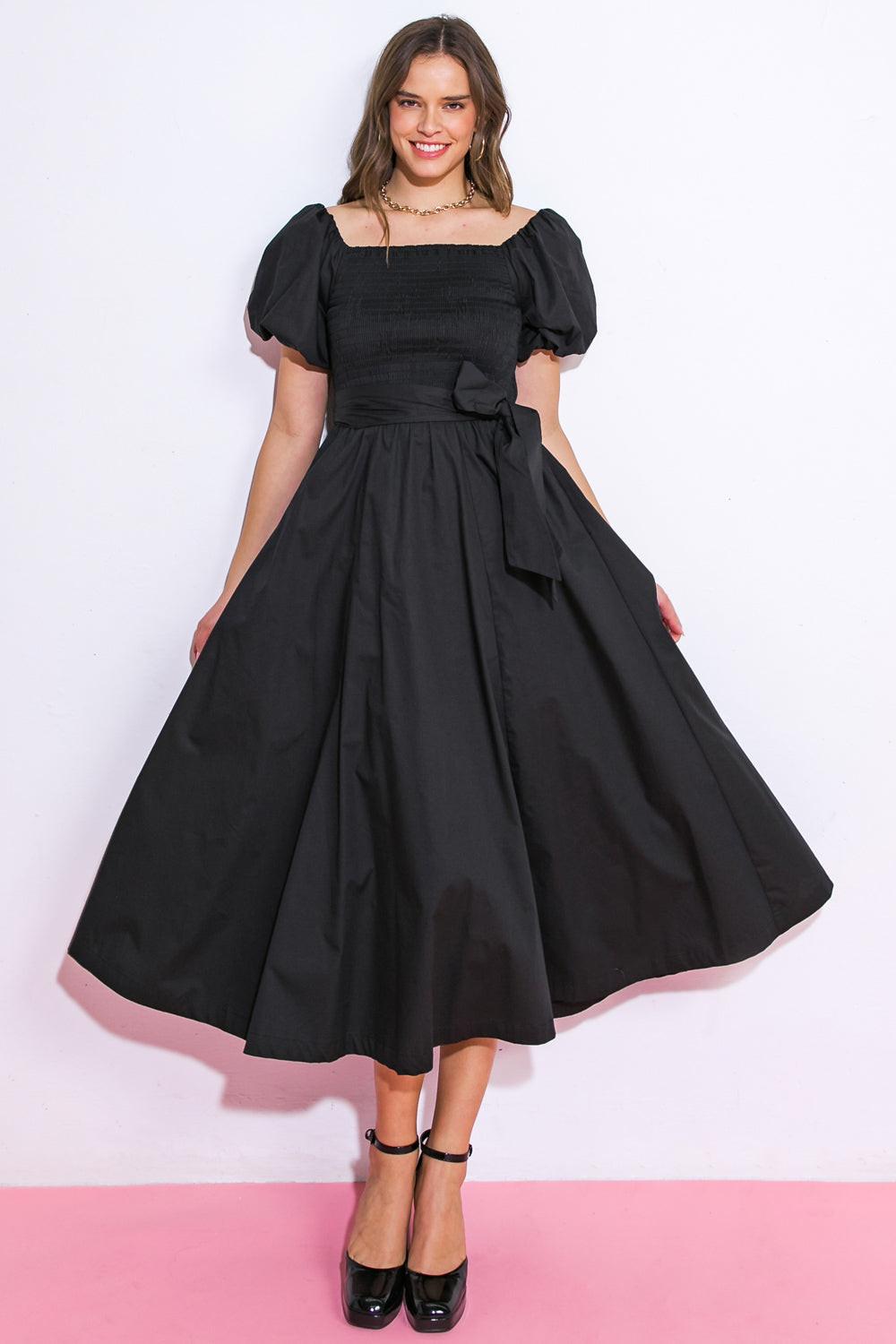 Square Tea-Length Satin Evening A-Line Flying Tomato ID20528