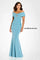 Formal Dresses Fitted Long Formal Evening Dress Light Turquoise
