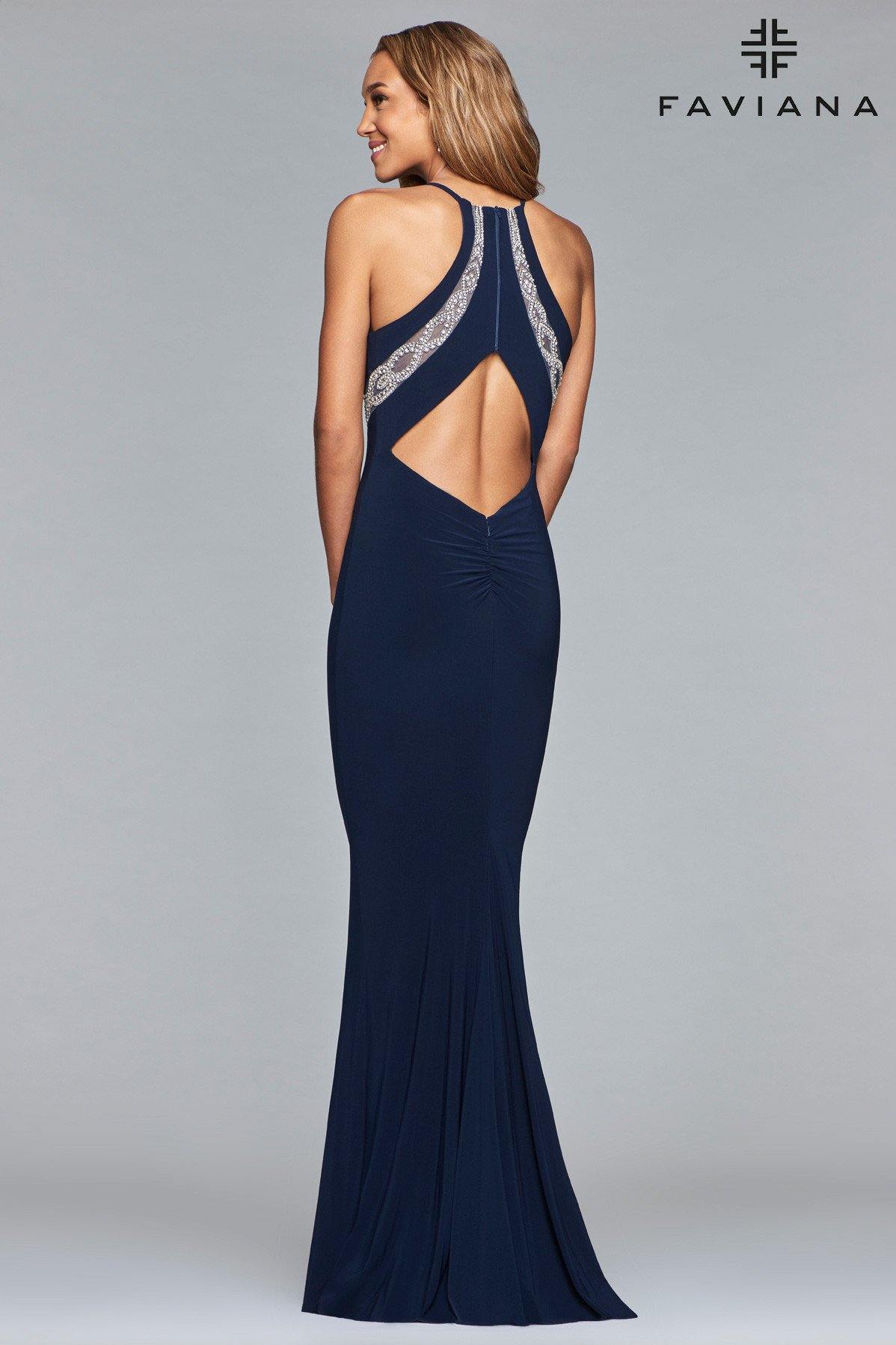 Faviana Long Prom Dress s10069 Sale - The Dress Outlet