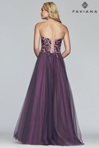 Faviana Long Prom Dress Sale - The Dress Outlet