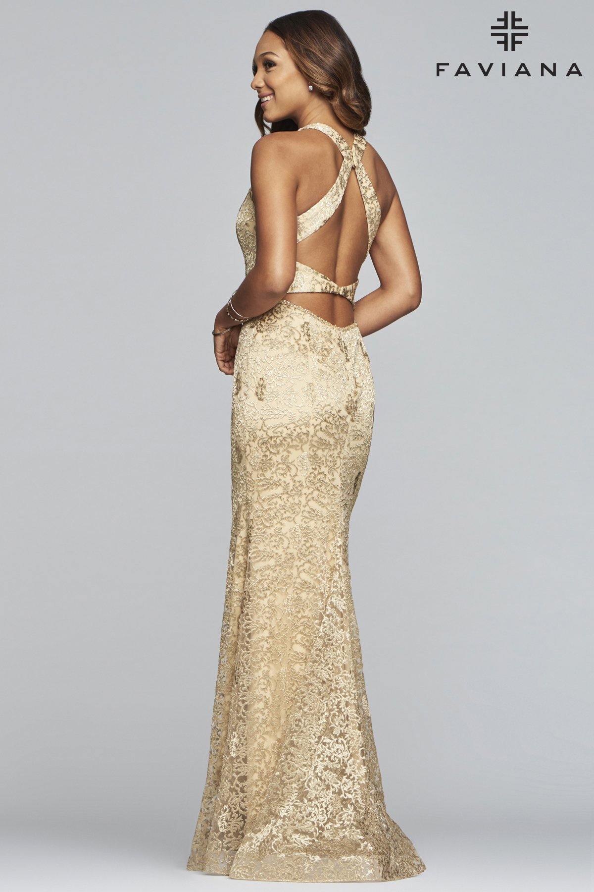 Faviana Long Sexy Prom Dress S10303 Sale - The Dress Outlet
