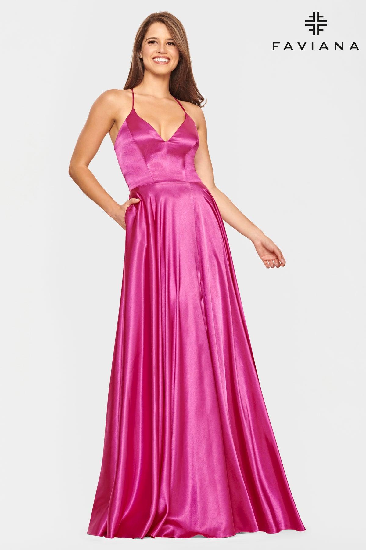 Faviana S10209 Long Formal Evening Prom Dress