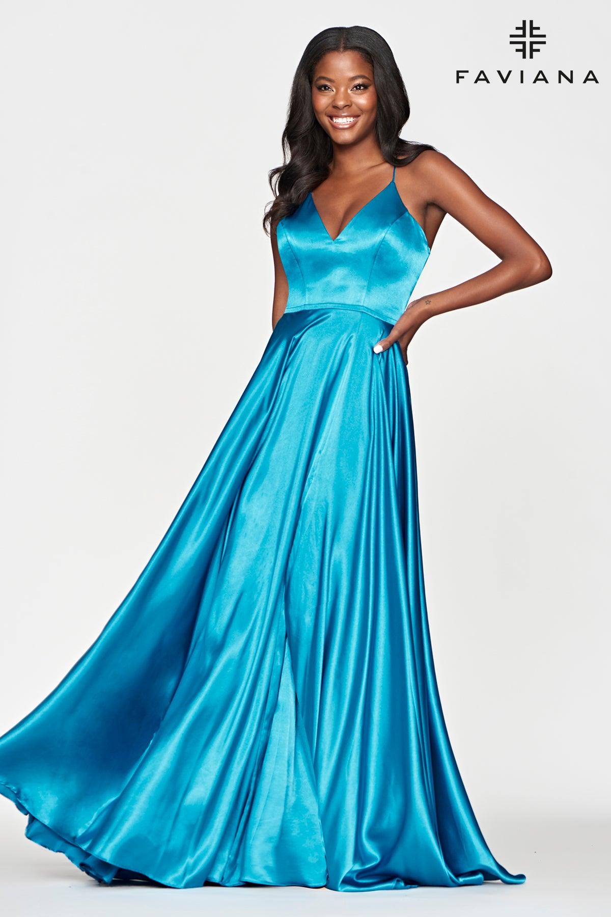 Faviana S10209 Long Formal Evening Prom Dress