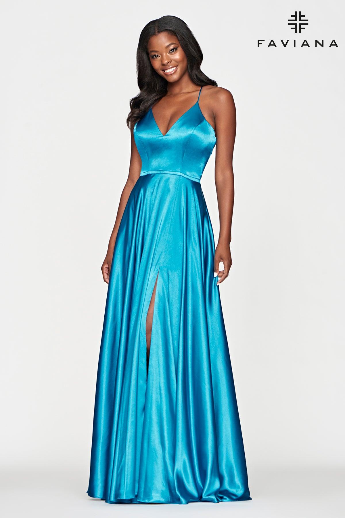 Faviana S10209 Long Formal Evening Prom Dress