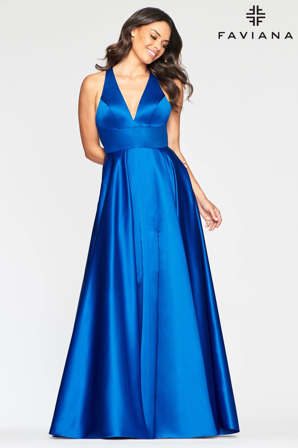 Faviana S10440 Long Bridesmaids Prom Ball Gown - The Dress Outlet Faviana