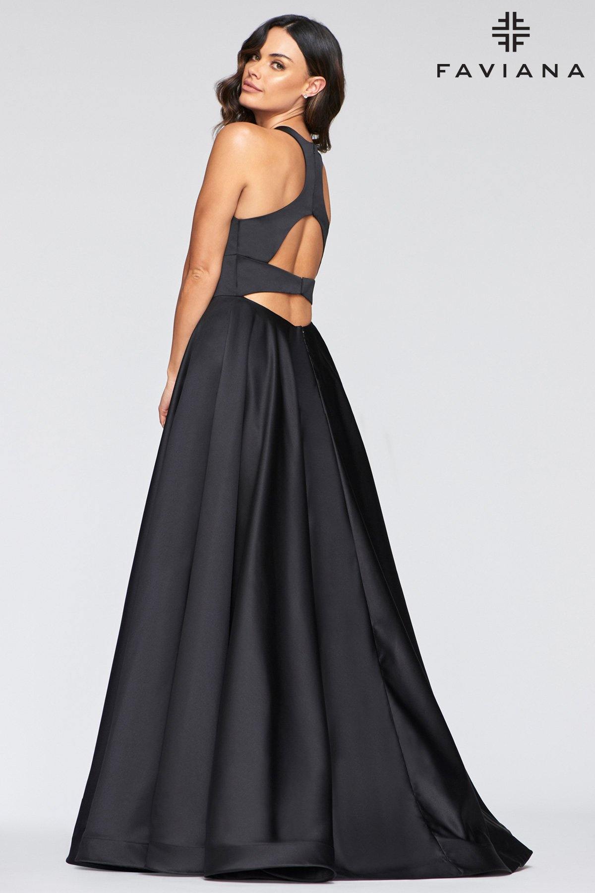 Faviana S10441 Long Formal Prom Ball Gown - The Dress Outlet Faviana