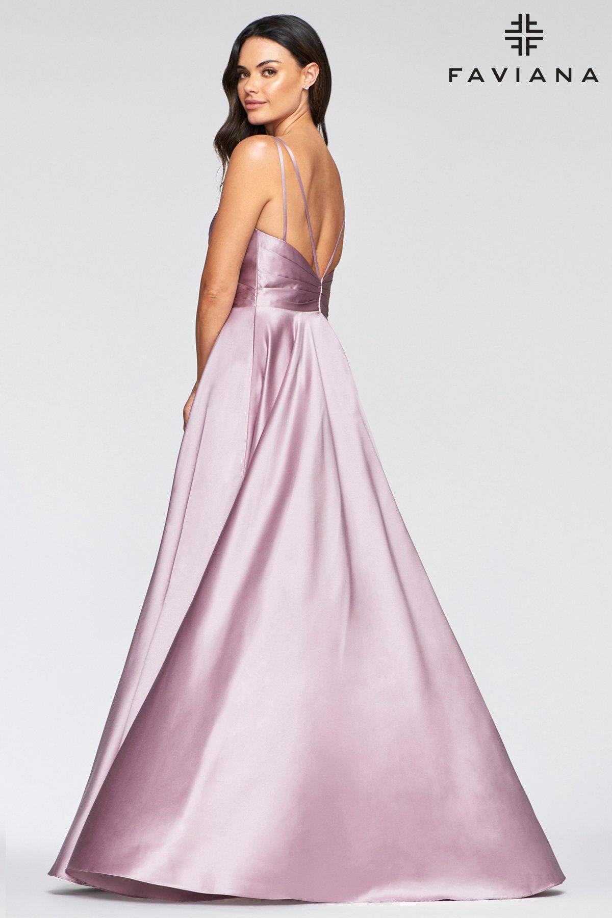 Faviana S10473 Prom Formal Evening Long Dress - The Dress Outlet Faviana