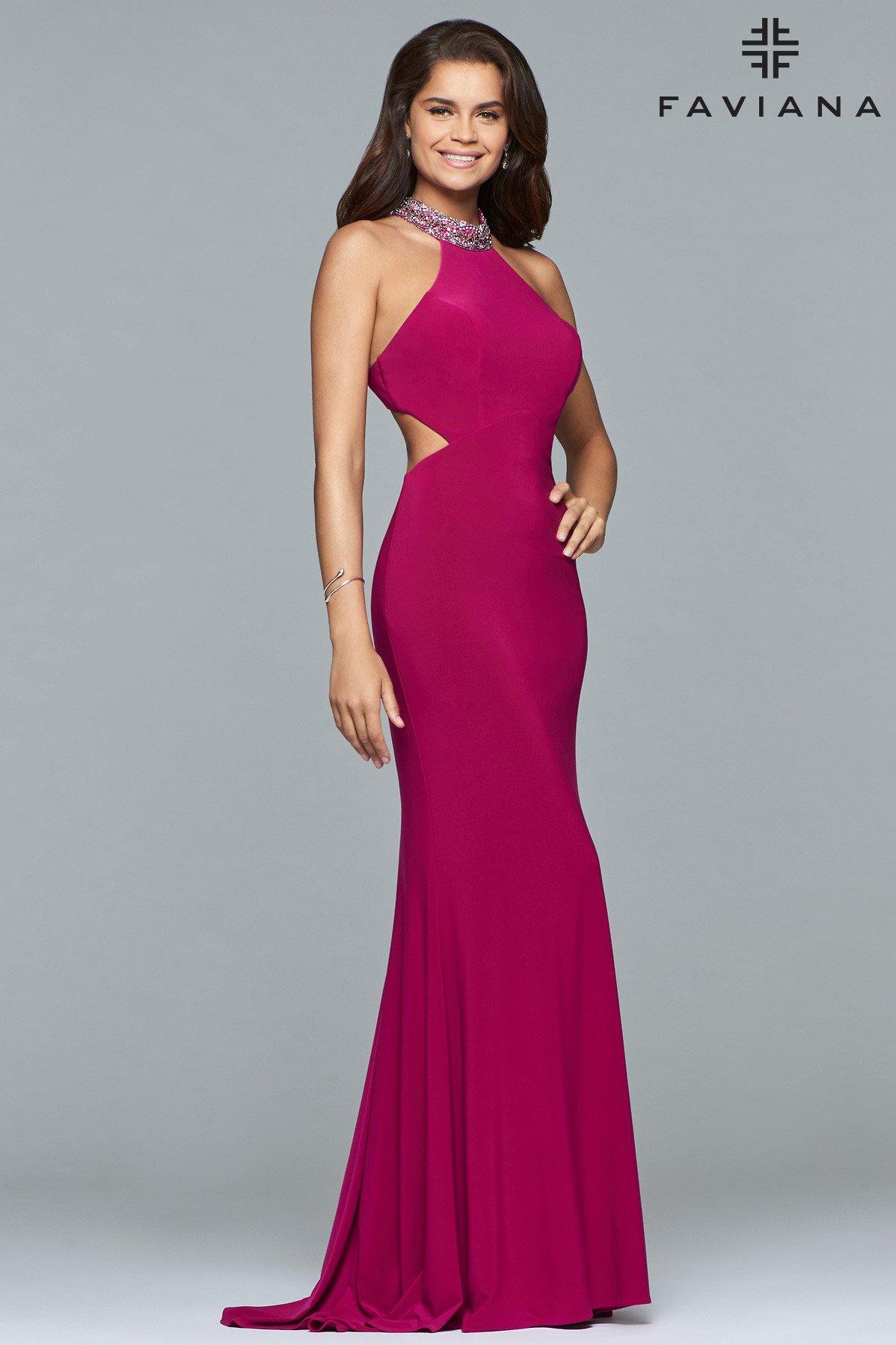 Faviana Sexy Fitted Prom Dress 10038 Sale - The Dress Outlet