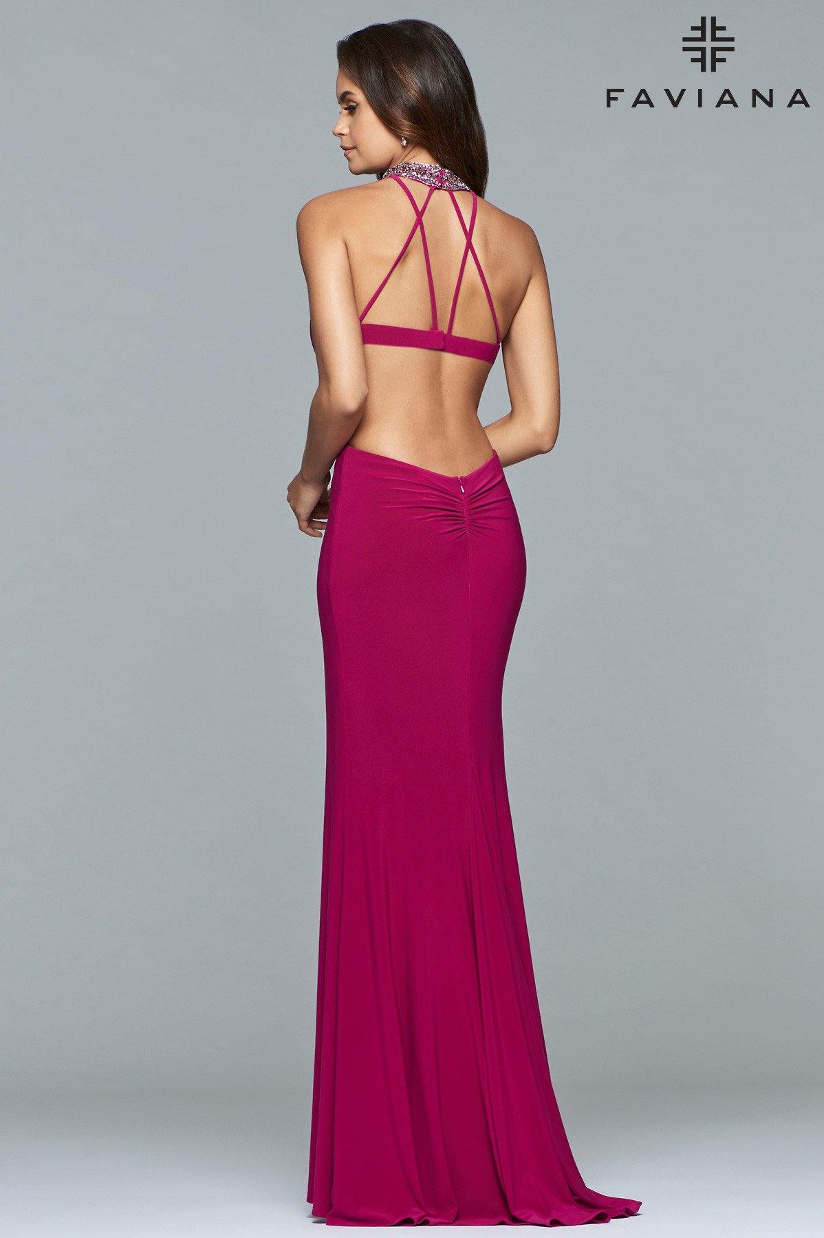 Faviana Sexy Fitted Prom Dress 10038 Sale - The Dress Outlet