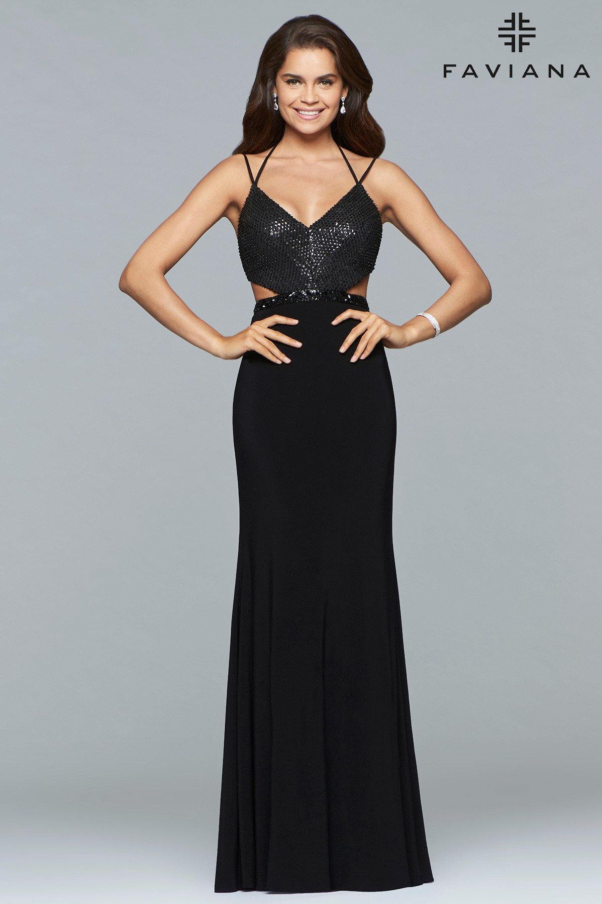 Faviana Sexy Long Prom Dress S10031 Sale - The Dress Outlet