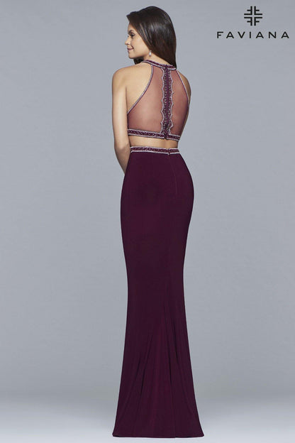 Faviana Sexy Long Two Piece Prom Dress 10019 Sale - The Dress Outlet