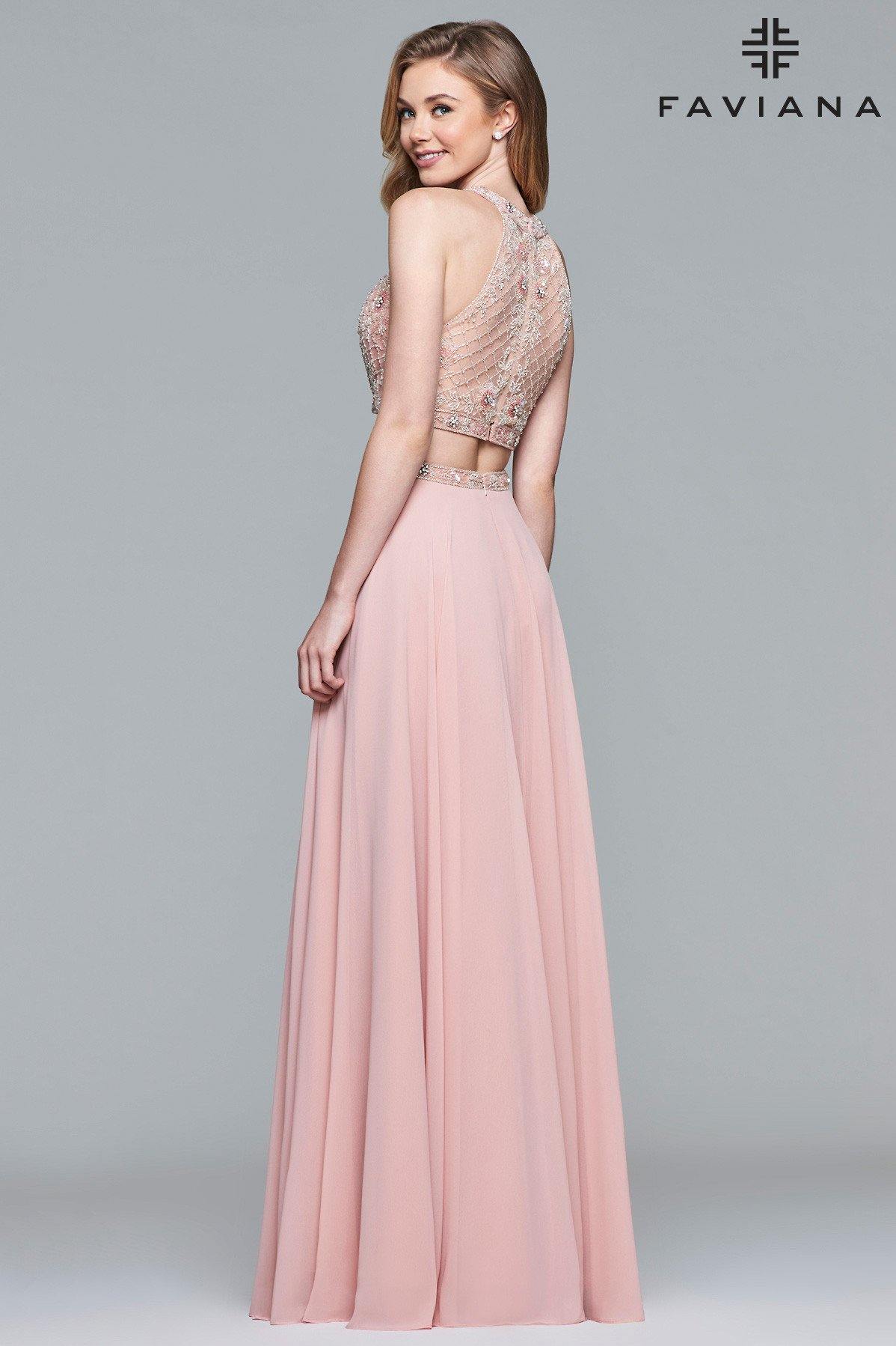 Faviana Sexy Two Piece Prom Dress 10059 Sale - The Dress Outlet