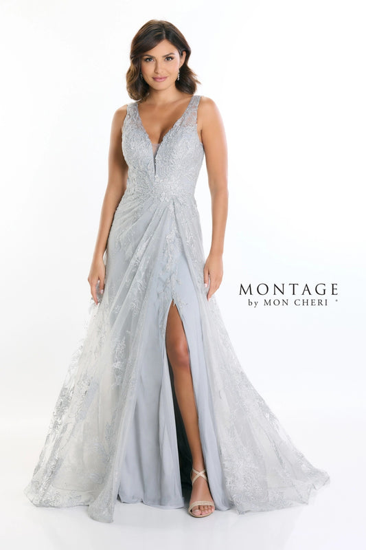 Formal Dresses A Line Long Formal Beaded Evening Dress Silver