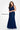 Formal Dresses Beaded Long  Formal Evening A Line Dress Navy Blue