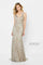 Formal Dresses Metallic Fit Ribbon Formal Dress Stone