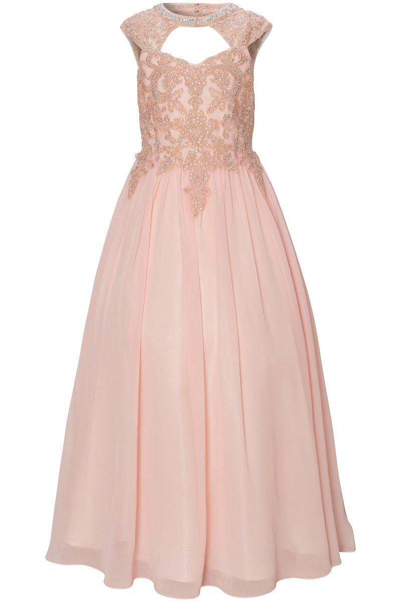 Floor Length Flower Girl Dress - The Dress Outlet Cinderella Couture