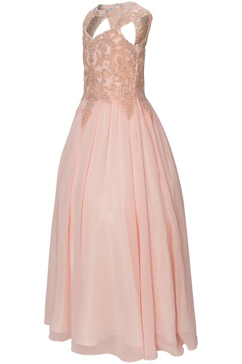 Floor Length Flower Girl Dress - The Dress Outlet Cinderella Couture
