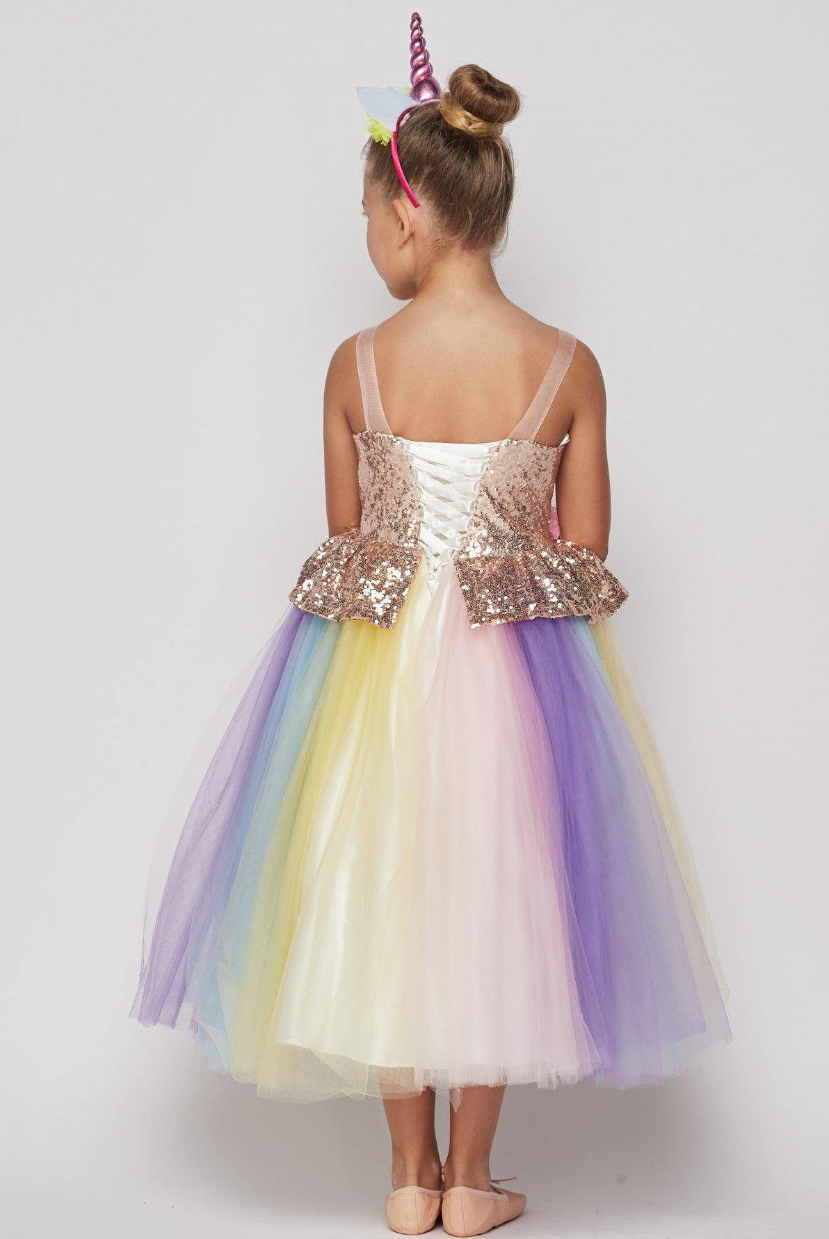 Flower Girls Dress Up Unicorn Tutu