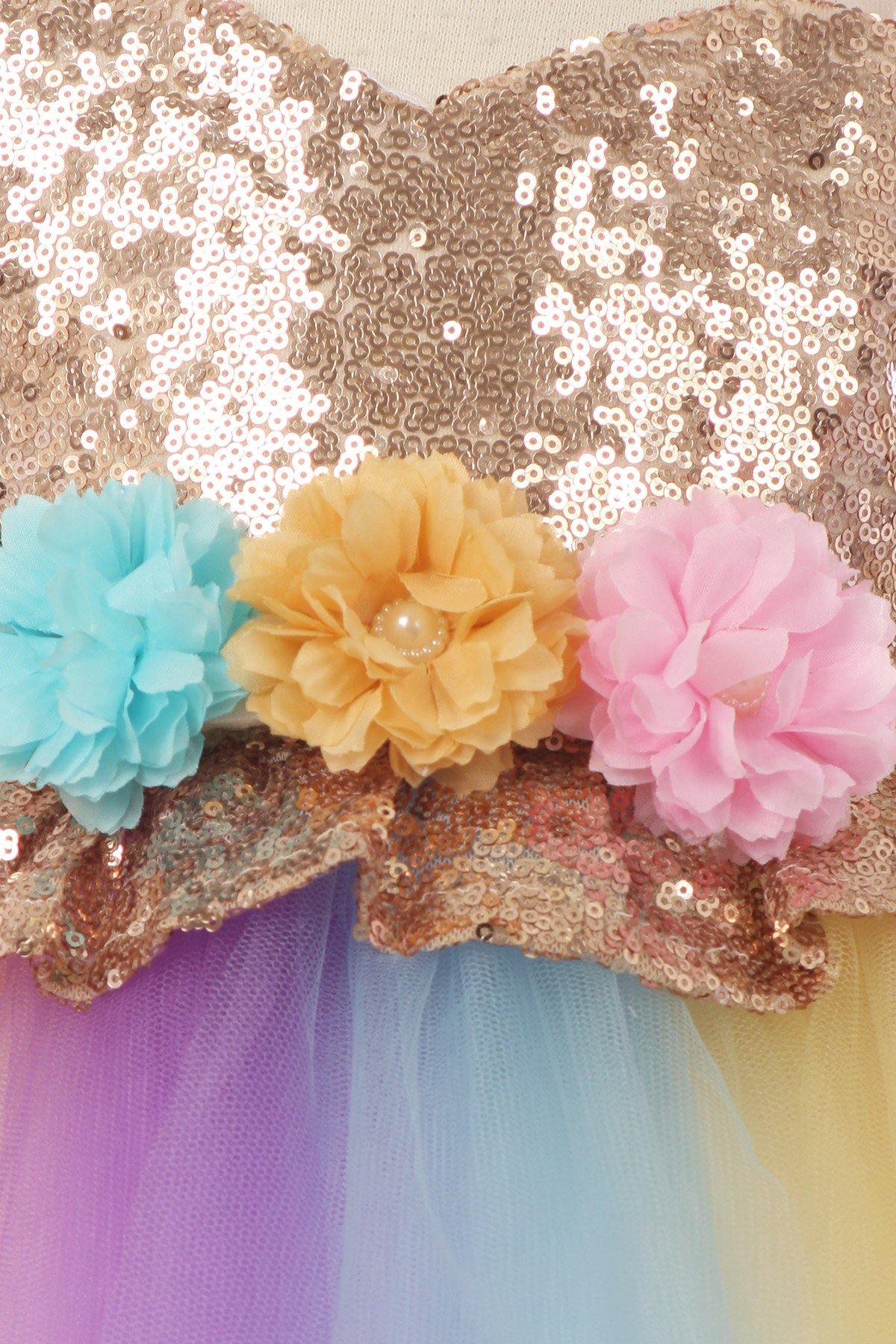 Flower Girls Dress Up Unicorn Tutu - The Dress Outlet Cinderella Couture
