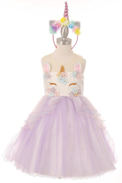 Flower Girls Dress Up Unicorn Tutu - The Dress Outlet Cinderella Couture