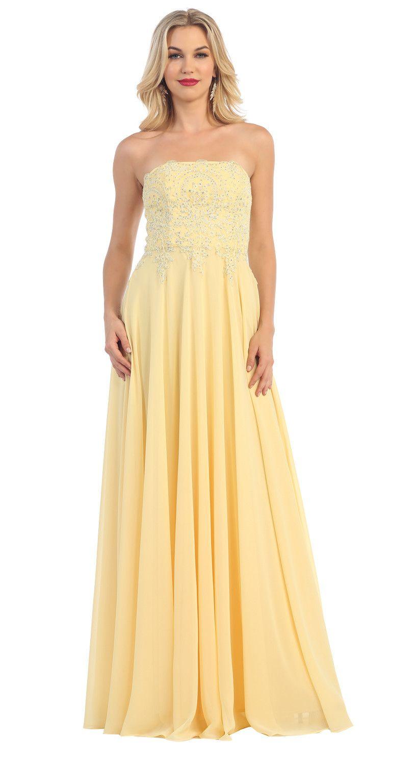 Formal Dress Plus Size Prom Evening Gown - The Dress Outlet May Queen