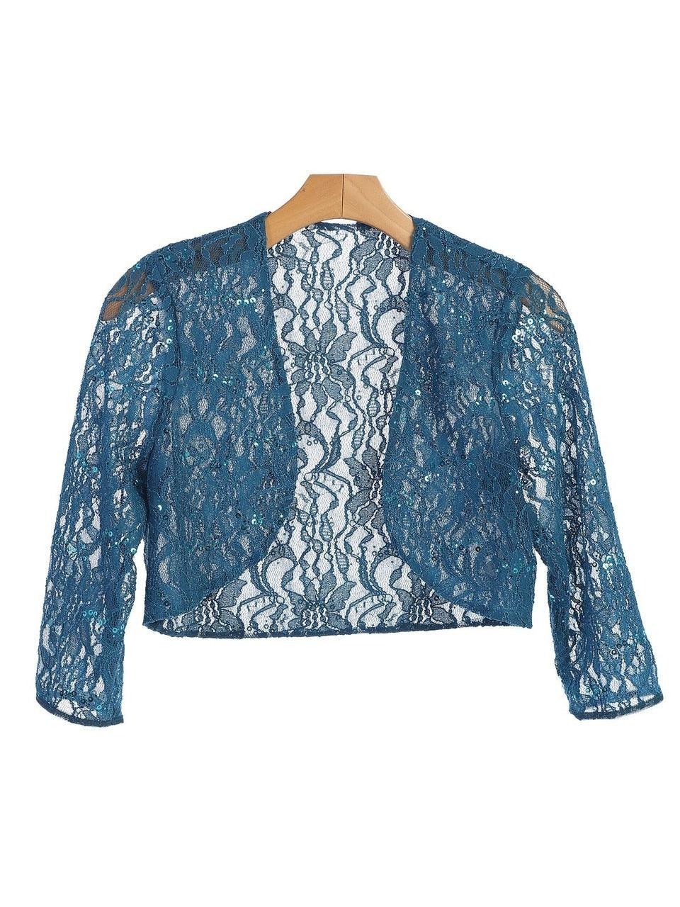Formal Evening Lace Bolero Jacket - The Dress Outlet Eva Fashion