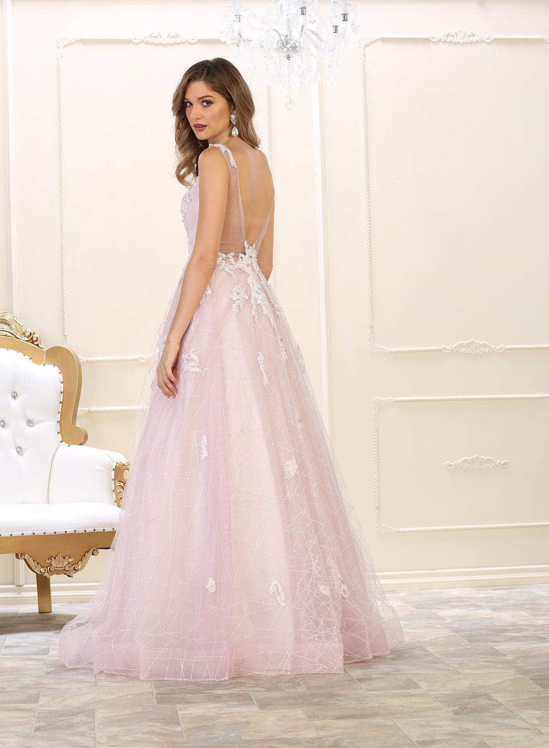 Formal Long Ball Gown Evening Dress Prom - The Dress Outlet May Queen