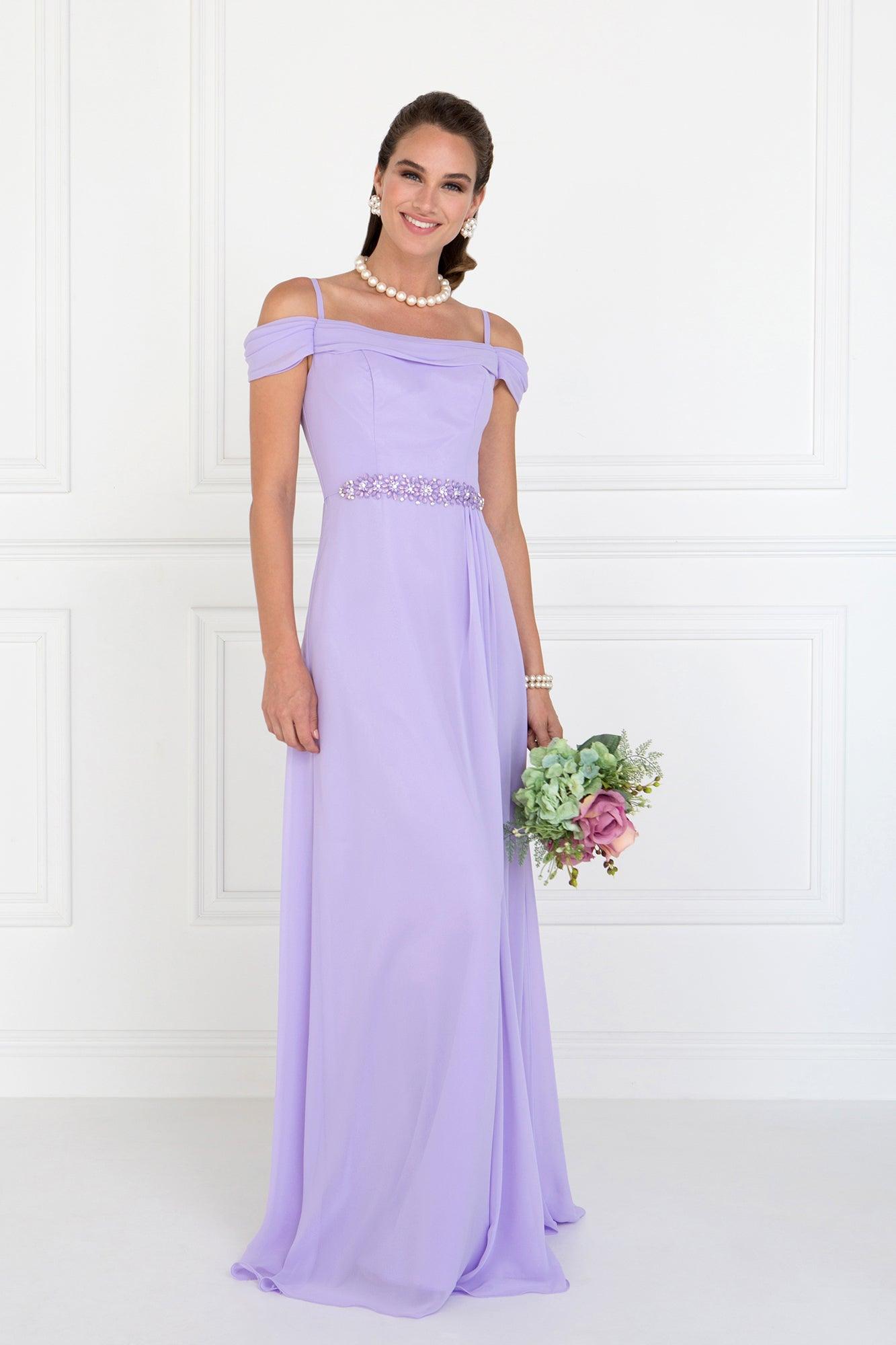 Formal Long Bridesmaid Prom Dress - The Dress Outlet Elizabeth K