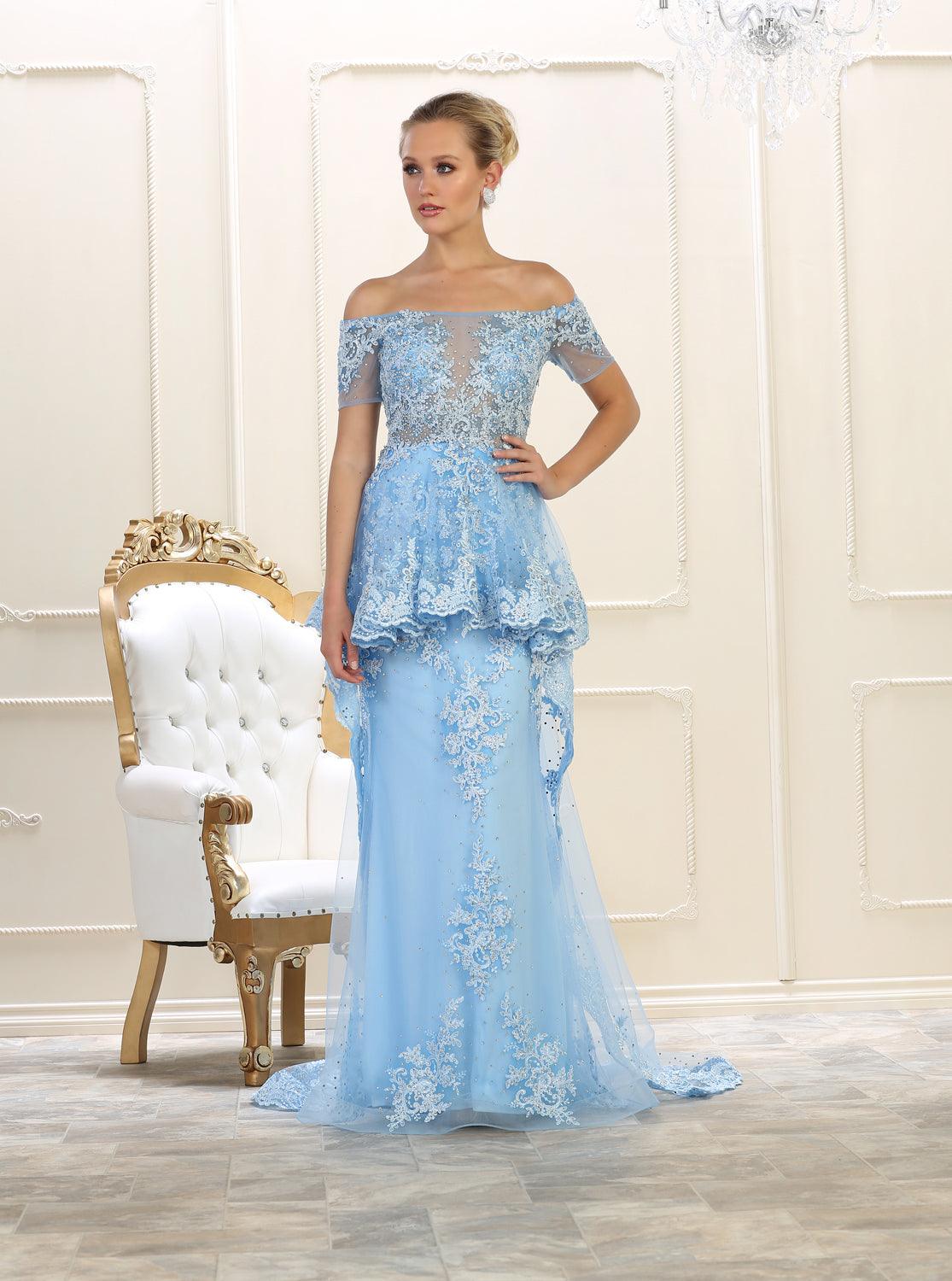 Formal Long Evening Gown Prom Dress - The Dress Outlet May Queen