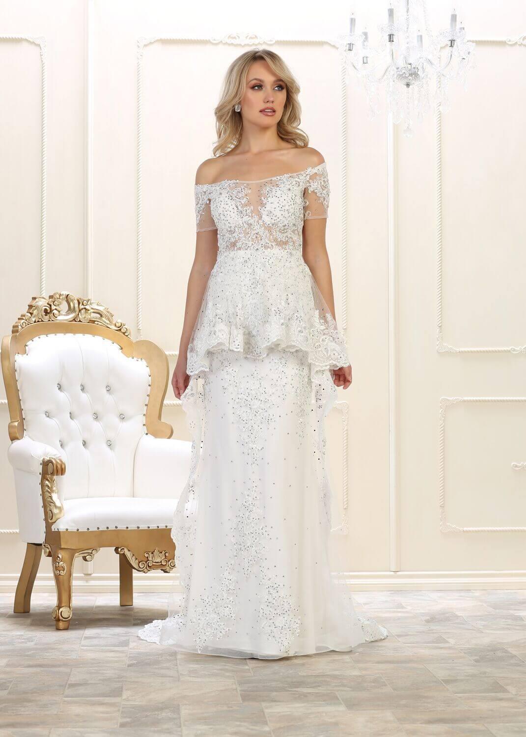 Formal Long Evening Gown Prom Dress - The Dress Outlet May Queen