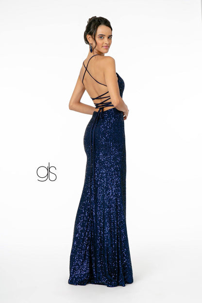 Fitted Long Prom Dress Evening Gown - The Dress Outlet Elizabeth K