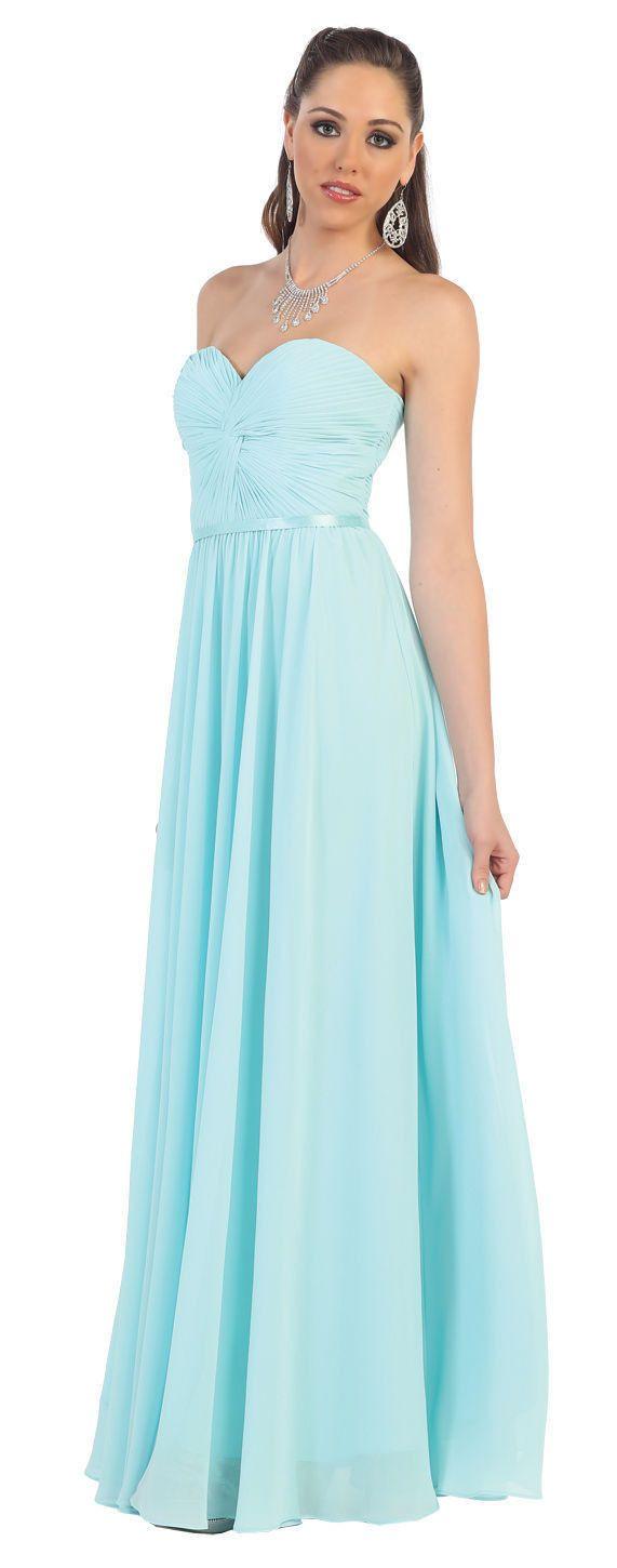 Formal Prom Dress Bridesmaids Gown - The Dress Outlet May Queen