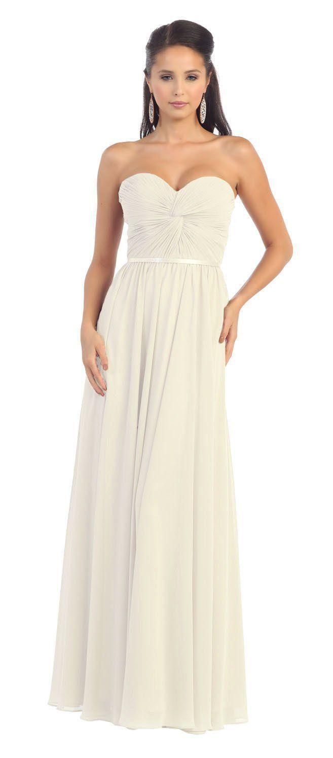 Formal Prom Dress Bridesmaids Gown - The Dress Outlet May Queen