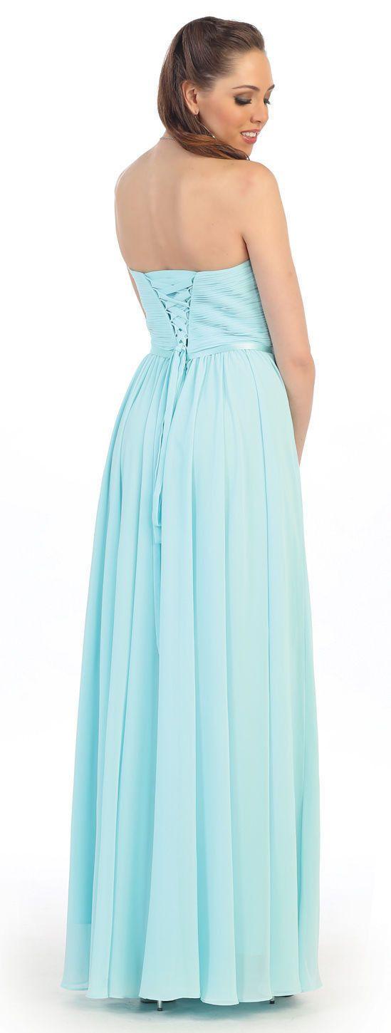 Formal Prom Dress Bridesmaids Gown - The Dress Outlet May Queen