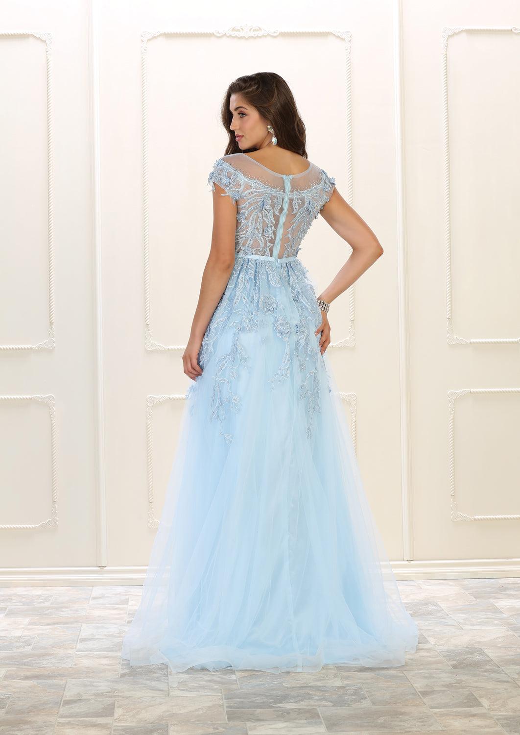 Formal Prom Dress Long Plus SIze Evening Gown - The Dress Outlet May Queen
